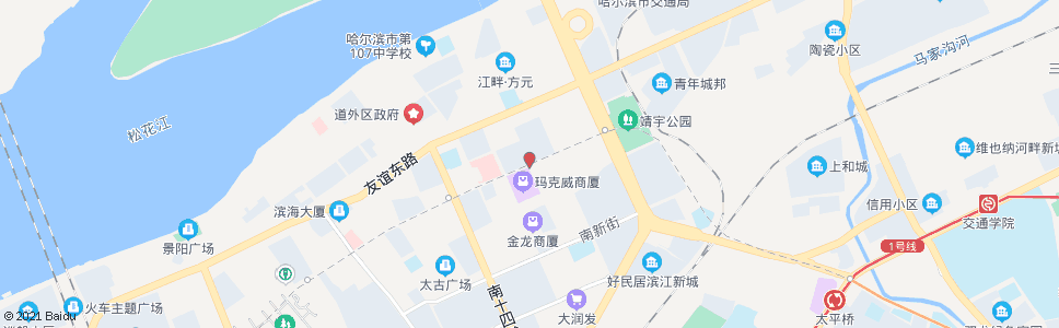 哈尔滨靖宇七道街_公交站地图_哈尔滨公交_妙搜公交查询2024