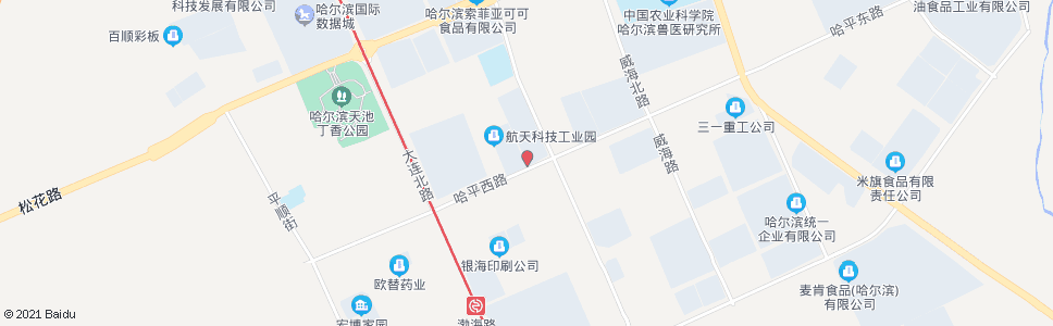 哈尔滨中慧地热(哈平西路)_公交站地图_哈尔滨公交_妙搜公交查询2024