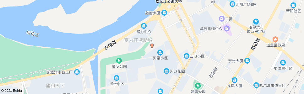 哈尔滨黑龙江省公安干部学校(哈工大华得应用技术学院)_公交站地图_哈尔滨公交_妙搜公交查询2024