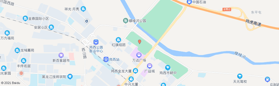 鸡西河滨公园_公交站地图_鸡西公交_妙搜公交查询2024