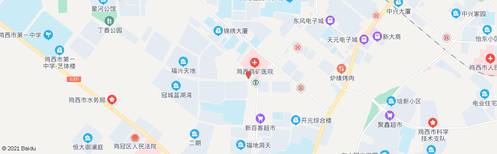 鸡西新南站_公交站地图_鸡西公交_妙搜公交查询2024