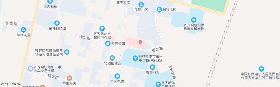 齐齐哈尔齐市中医医院南院_公交站地图_齐齐哈尔公交_妙搜公交查询2024