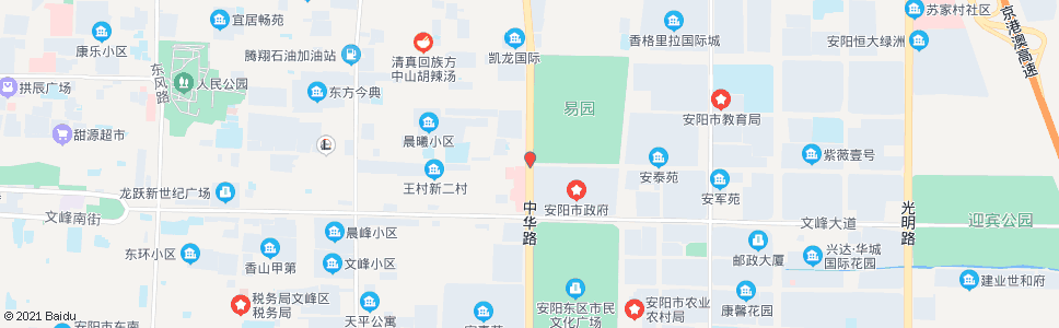 安阳紫薇大道中华路口_公交站地图_安阳公交_妙搜公交查询2024