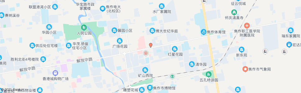 焦作山阳建国饭店_公交站地图_焦作公交_妙搜公交查询2024