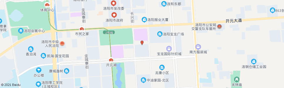 洛阳展览路长兴街口东_公交站地图_洛阳公交_妙搜公交查询2024