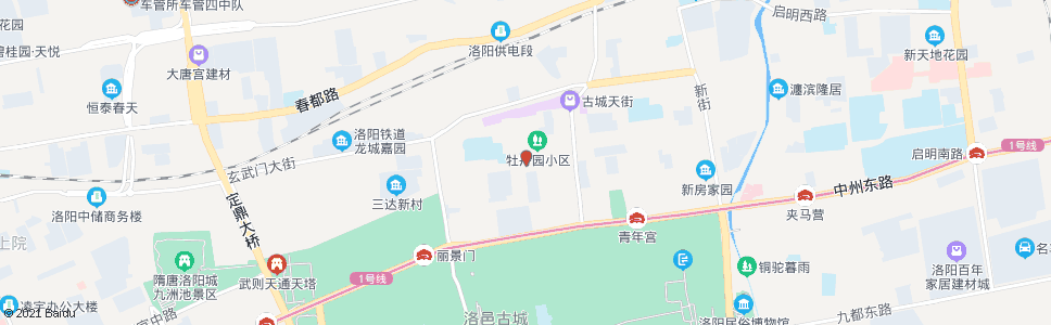 洛阳唐宫东路建安街口_公交站地图_洛阳公交_妙搜公交查询2024