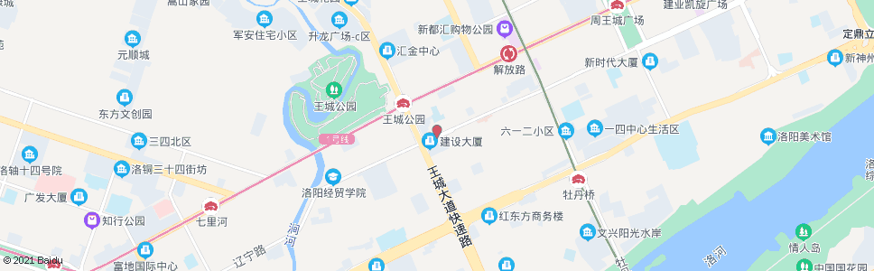 洛阳凯旋西路王城大道口_公交站地图_洛阳公交_妙搜公交查询2024