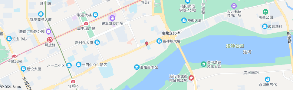 洛阳洛阳市第一中医院(定鼎立交桥西)_公交站地图_洛阳公交_妙搜公交查询2024