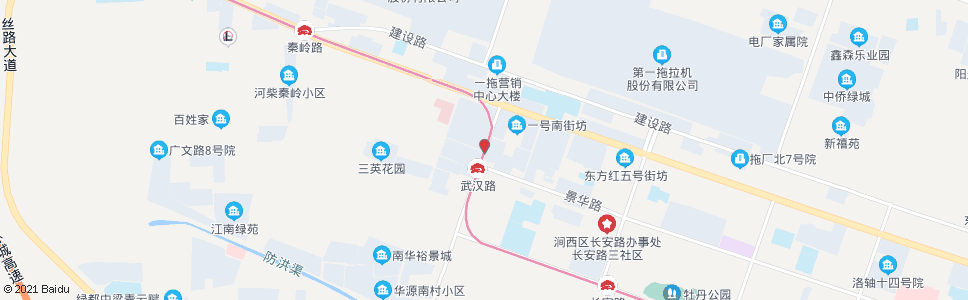 洛阳武汉路景华路口北_公交站地图_洛阳公交_妙搜公交查询2024