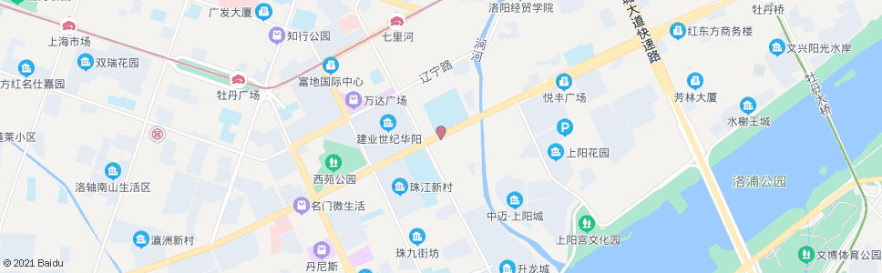 洛阳九都西路路珠江路口_公交站地图_洛阳公交_妙搜公交查询2024