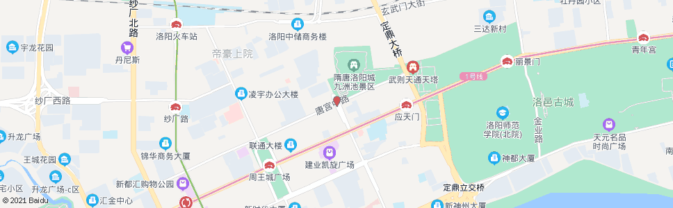 洛阳中州东路玻璃厂路口_公交站地图_洛阳公交_妙搜公交查询2024