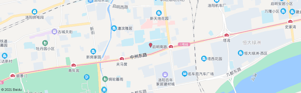 洛阳河南林业职业学院(中州东路洛川街口)_公交站地图_洛阳公交_妙搜公交查询2024