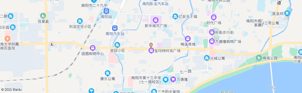 南阳南都宾馆_公交站地图_南阳公交_妙搜公交查询2024