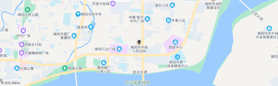 南阳市中级法院_公交站地图_南阳公交_妙搜公交查询2024