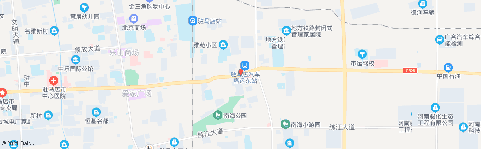 驻马店光明路口_公交站地图_驻马店公交_妙搜公交查询2024