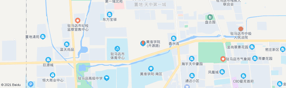 驻马店黄淮学院路口_公交站地图_驻马店公交_妙搜公交查询2024