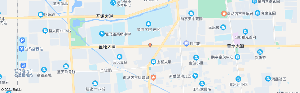 驻马店黄淮学院南门_公交站地图_驻马店公交_妙搜公交查询2024