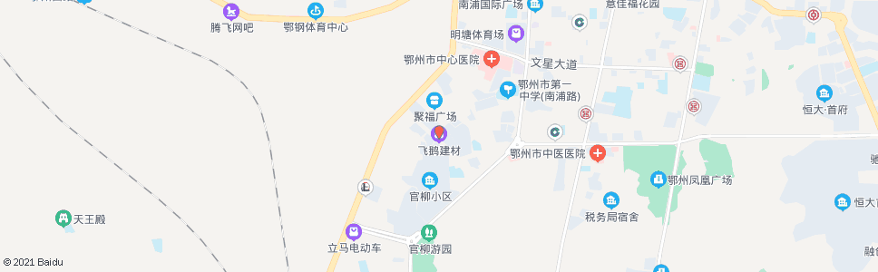 鄂州飞鹅建材_公交站地图_鄂州公交_妙搜公交查询2024