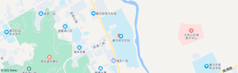 黄冈黄冈师院_公交站地图_黄冈公交_妙搜公交查询2024