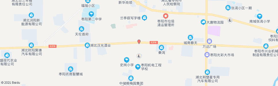 襄阳发展大道路口_公交站地图_襄阳公交_妙搜公交查询2024