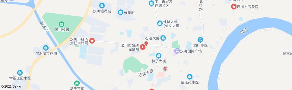 孝感中医院(汉川)_公交站地图_孝感公交_妙搜公交查询2024