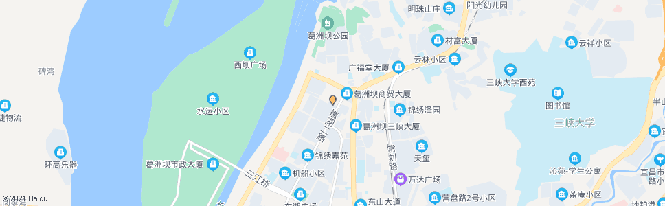 宜昌葛饮食街_公交站地图_宜昌公交_妙搜公交查询2024