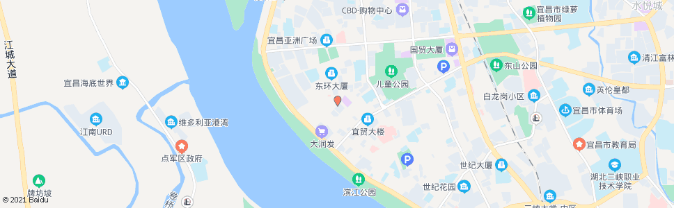 宜昌步行街_公交站地图_宜昌公交_妙搜公交查询2024
