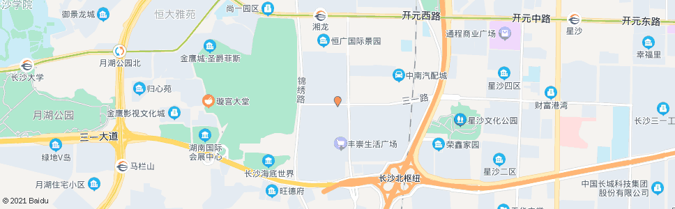 长沙蒸湘路时中路口_公交站地图_长沙公交_妙搜公交查询2024