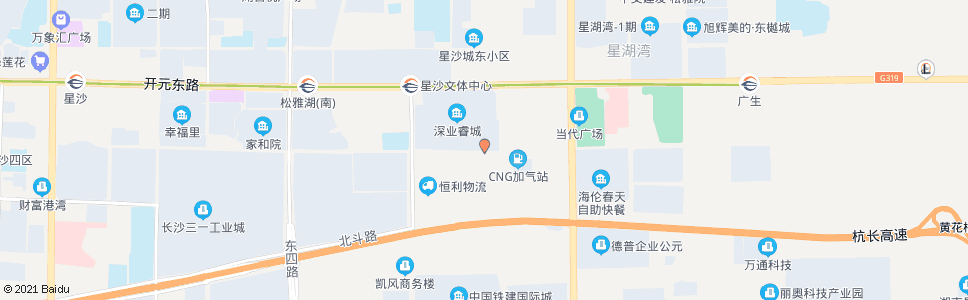 长沙睿城小区南_公交站地图_长沙公交_妙搜公交查询2025