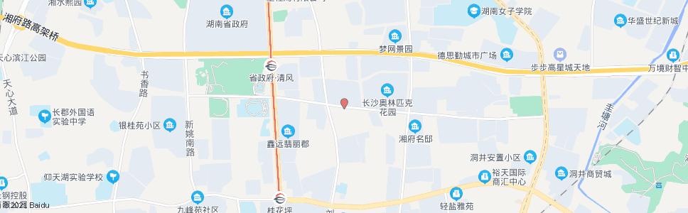 长沙杉木冲路刘家冲路口_公交站地图_长沙公交_妙搜公交查询2024