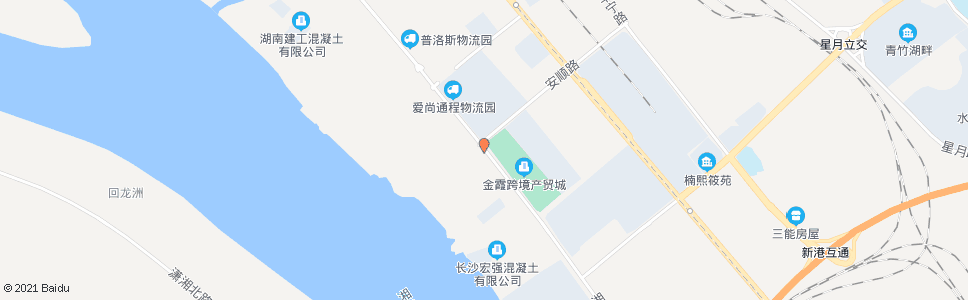 长沙湘江路安顺路口_公交站地图_长沙公交_妙搜公交查询2024