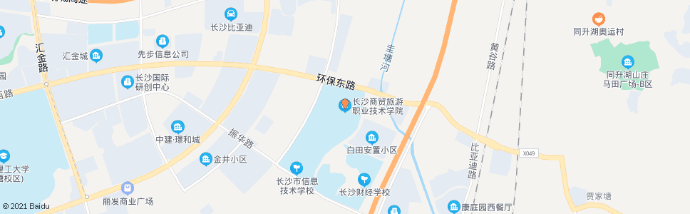 长沙长沙职教基地(长沙商贸旅游职院)_公交站地图_长沙公交_妙搜公交查询2025