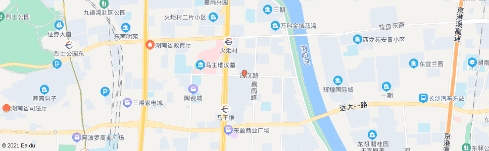 长沙古汉路汉城路口_公交站地图_长沙公交_妙搜公交查询2024