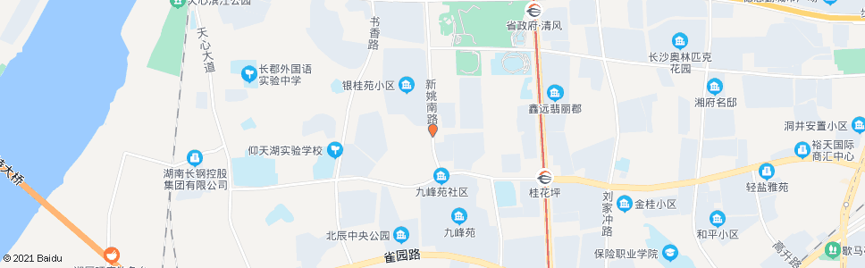 长沙新姚路乌塘路口_公交站地图_长沙公交_妙搜公交查询2025