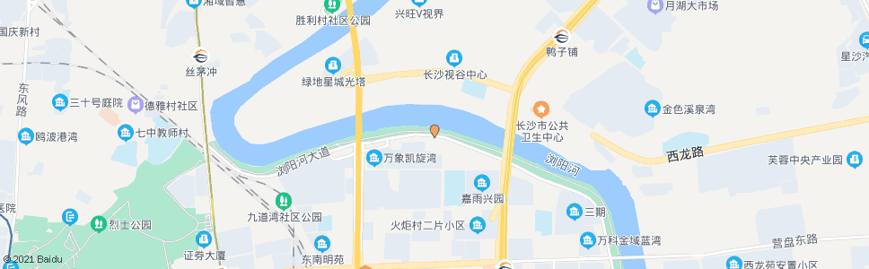 长沙浏阳河大道王家湖路口_公交站地图_长沙公交_妙搜公交查询2024