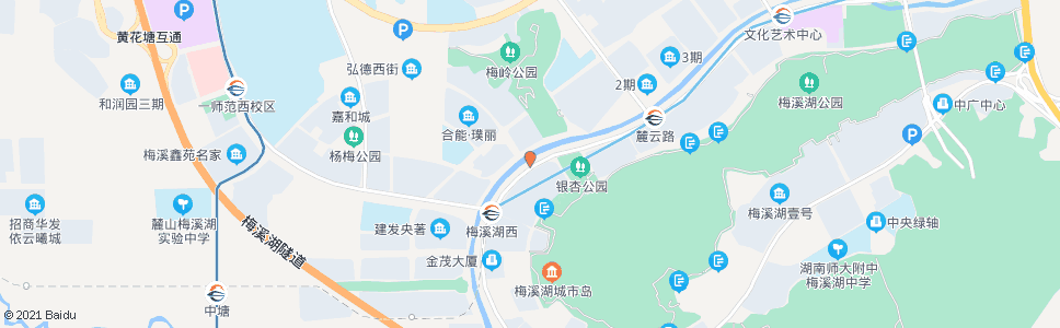 长沙梅溪湖路看云路口_公交站地图_长沙公交_妙搜公交查询2024