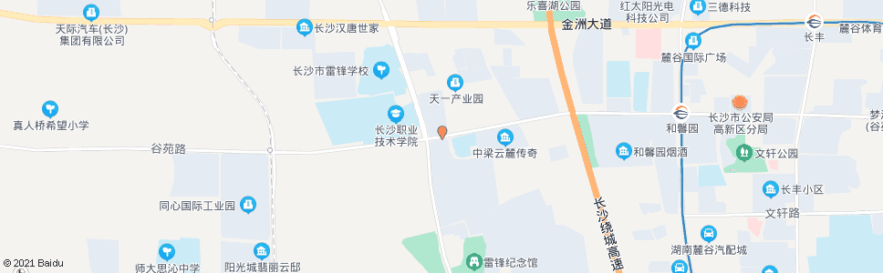 长沙谷苑路望雷路口_公交站地图_长沙公交_妙搜公交查询2024