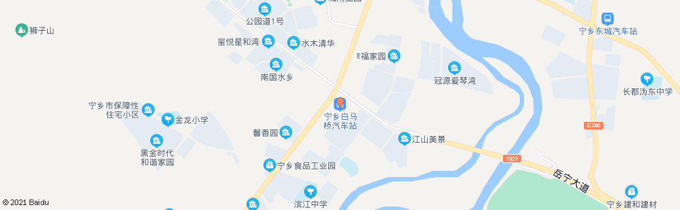 长沙汽车南站(白马桥车站)_公交站地图_长沙公交_妙搜公交查询2025