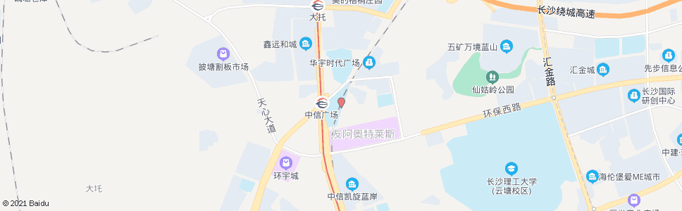 长沙先锋路口_公交站地图_长沙公交_妙搜公交查询2024