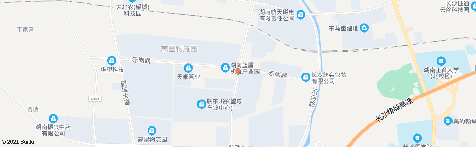 长沙望城大道赤岗路口_公交站地图_长沙公交_妙搜公交查询2024