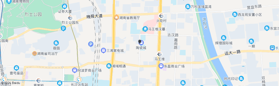 长沙马王堆路凌霄路口_公交站地图_长沙公交_妙搜公交查询2024