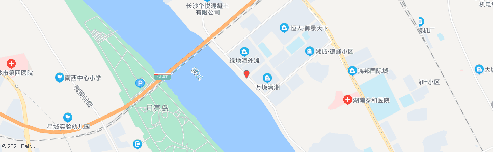 长沙湘江路鹅秀路口_公交站地图_长沙公交_妙搜公交查询2024