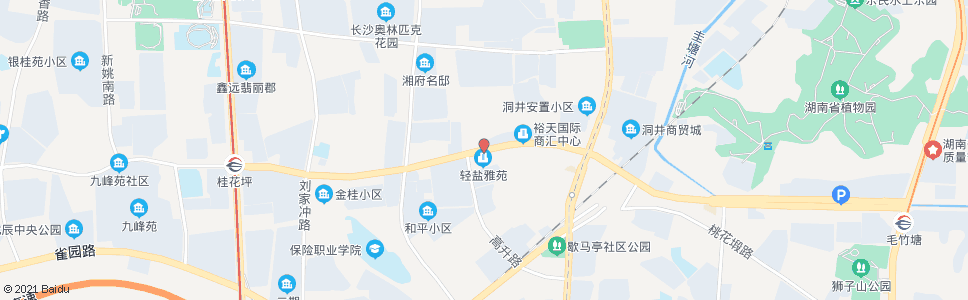 长沙时代阳光大道高升路口_公交站地图_长沙公交_妙搜公交查询2024