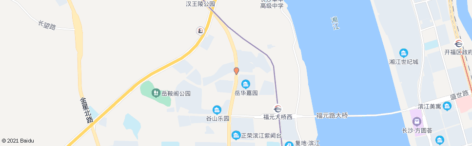 长沙银杉路北津城路口_公交站地图_长沙公交_妙搜公交查询2025