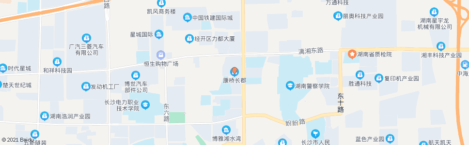 长沙康桥长郡_公交站地图_长沙公交_妙搜公交查询2025