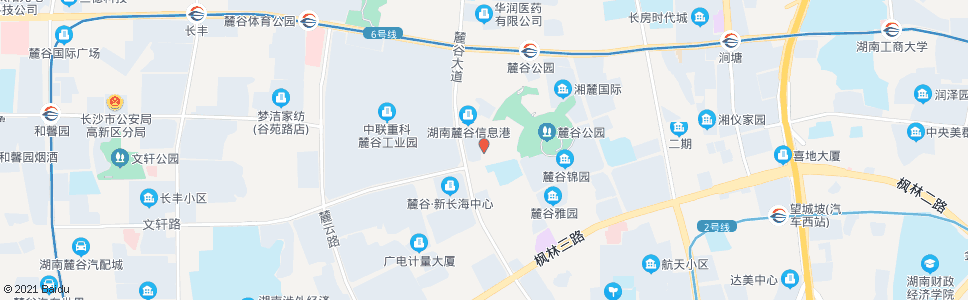 长沙谷园路文轩路口_公交站地图_长沙公交_妙搜公交查询2024