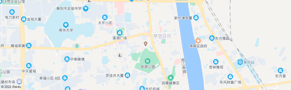 衡阳环城南路_公交站地图_衡阳公交_妙搜公交查询2024