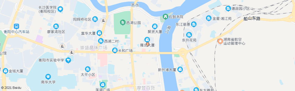 衡阳潇湘街_公交站地图_衡阳公交_妙搜公交查询2024