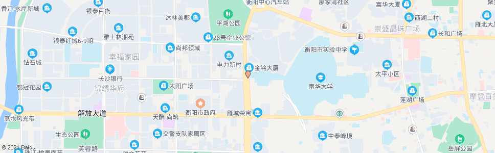 衡阳南华大学西门_公交站地图_衡阳公交_妙搜公交查询2024