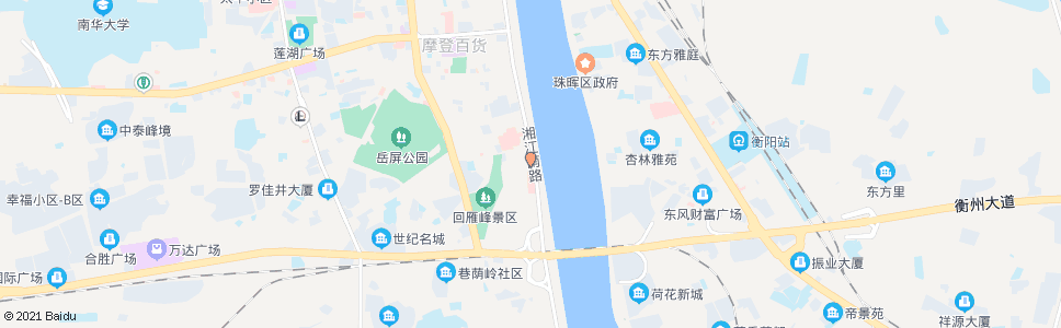 衡阳市一建公司_公交站地图_衡阳公交_妙搜公交查询2024